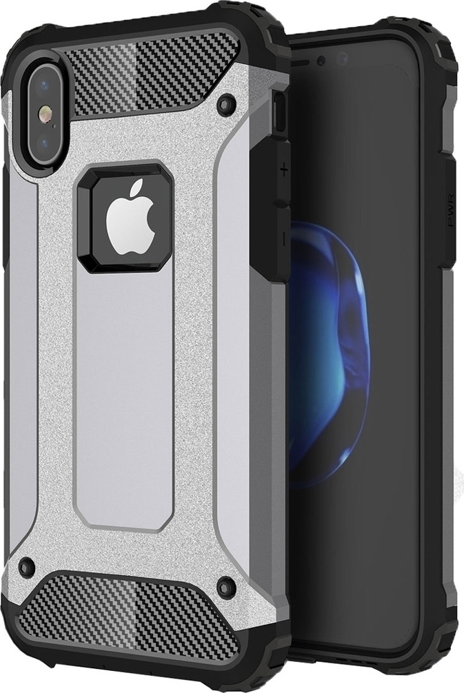 Чехол iPhone XR SGP Tough Armor Tech серебро...