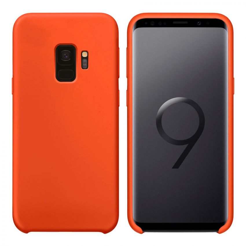 Чехол Samsung S9 Soft Touch оранжевый / 38...