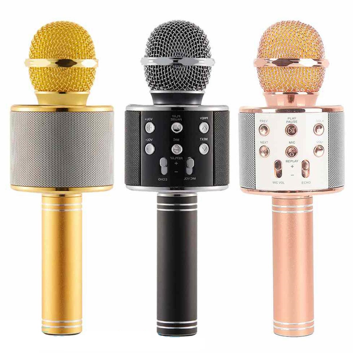 Микрофон V6 (Bluetooth/MicroSD/USB/AUX)
