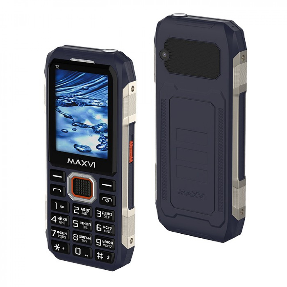 Телефон Maxvi T2 Blue Защищенный ...