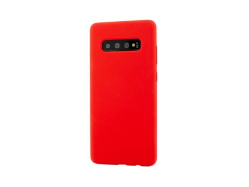 Чехол Samsung S10 2019 Soft Touch красный...