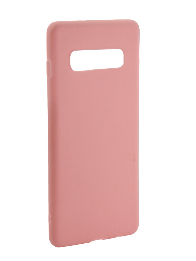 Чехол Samsung S10 2019 Soft Touch розовый...