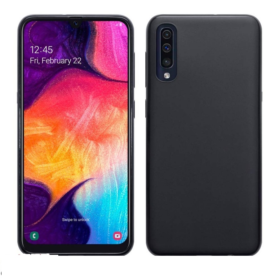 Чехол Samsung A50 2019 силикон / черный...
