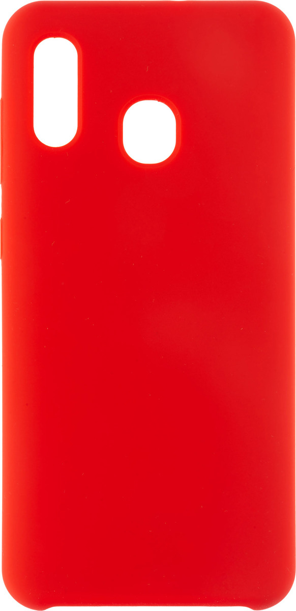 Чехол Samsung A20 / A30 силикон / красный...