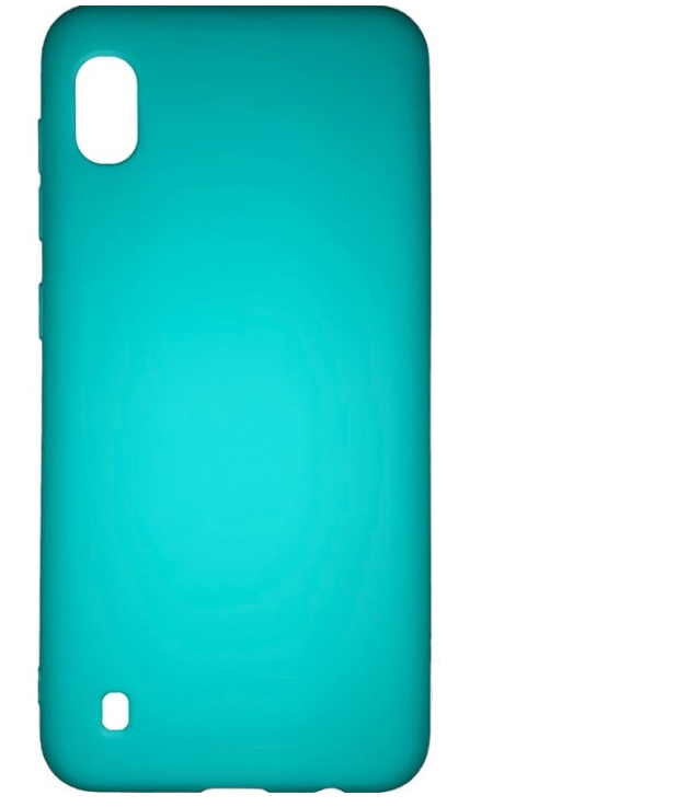 Чехол Samsung A10 силикон / бирюза...