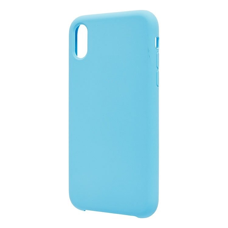 Чехол для iPhone XR Soft Touch голубой...