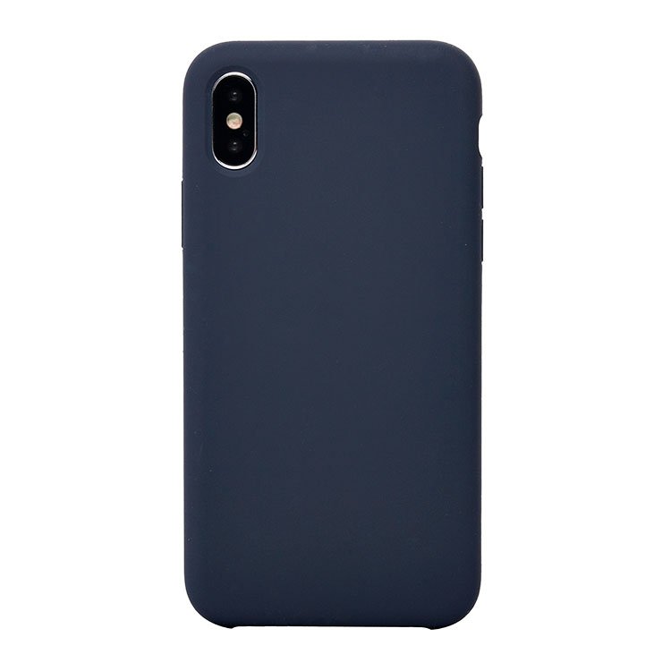 Чехол для iPhone XR Soft Touch темно-синий...