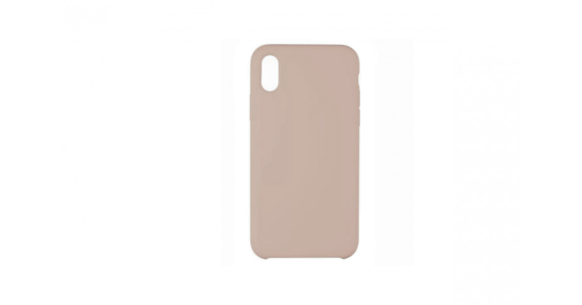 Чехол для iPhone XS Max Soft Touch розовый...
