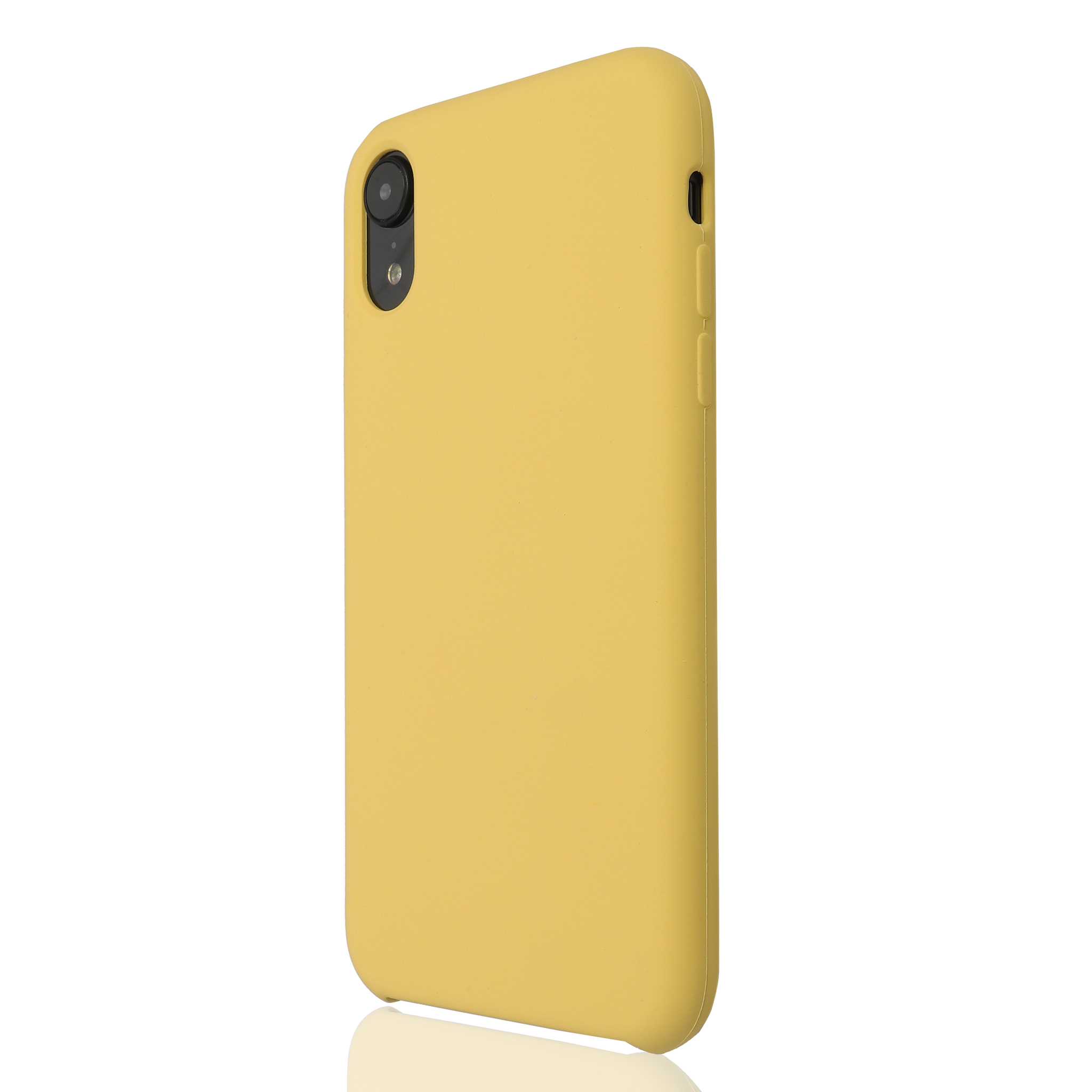 Чехол для iPhone XR Soft Touch желтый...