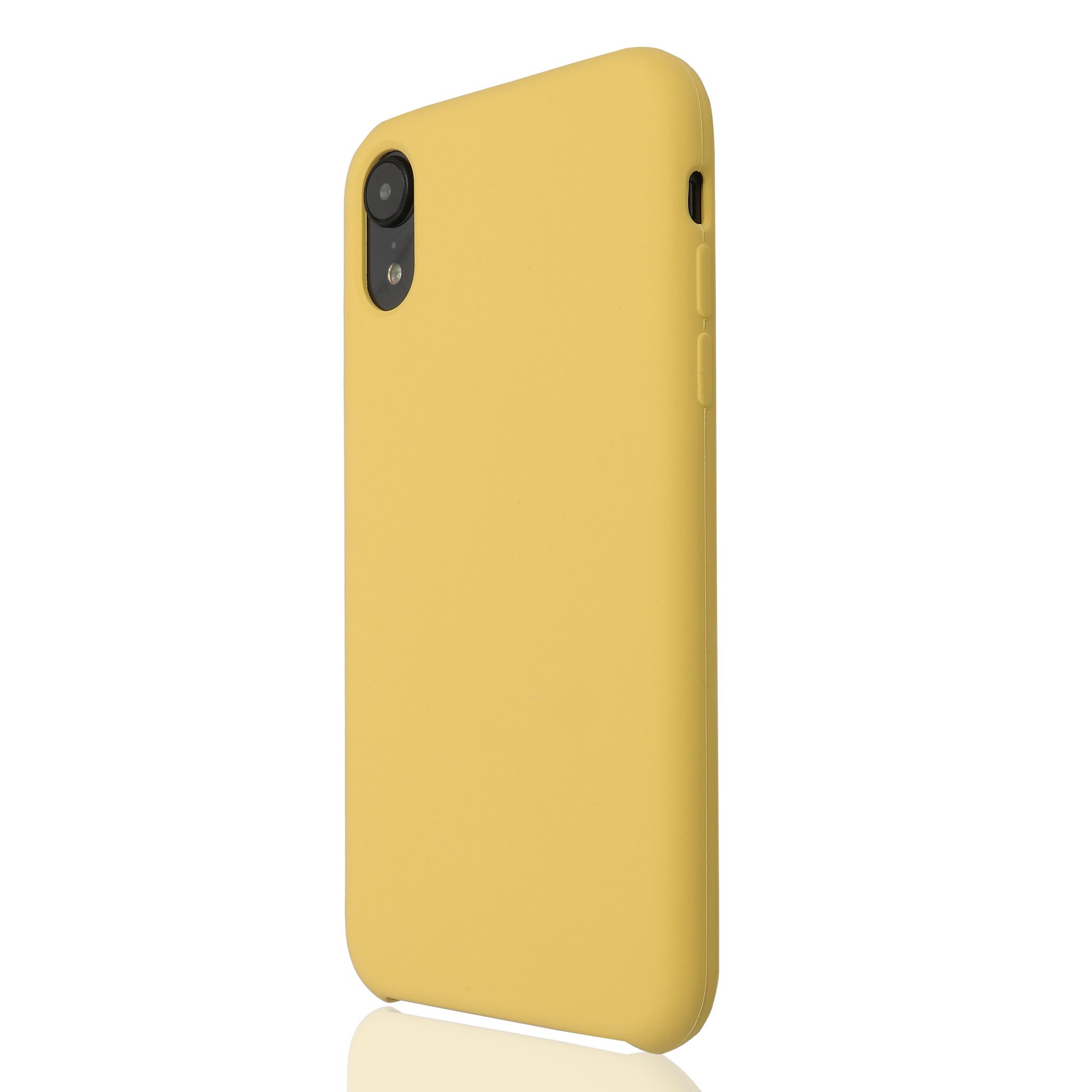 Чехол для iPhone XS Max Soft Touch желтый...