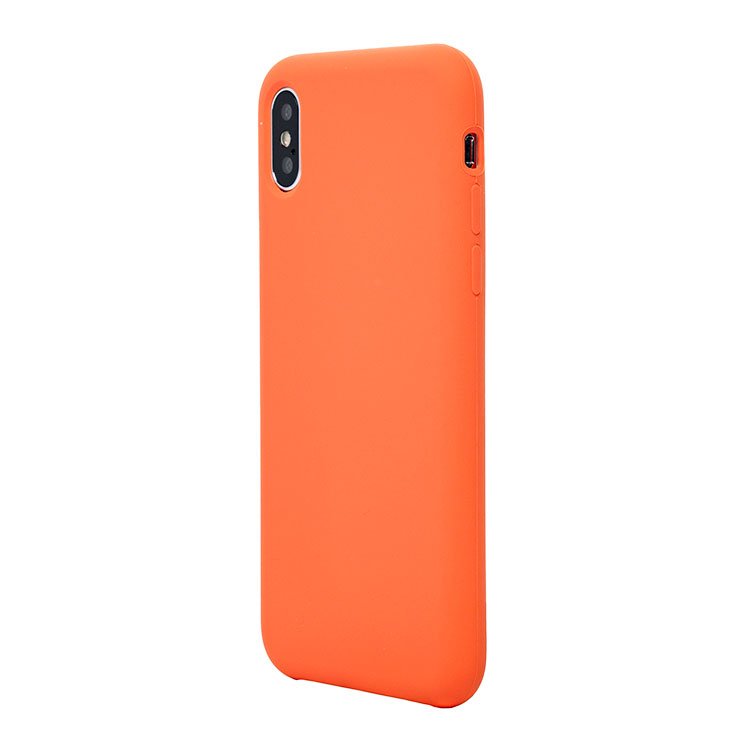 Чехол для iPhone XR Soft Touch оранжевый...
