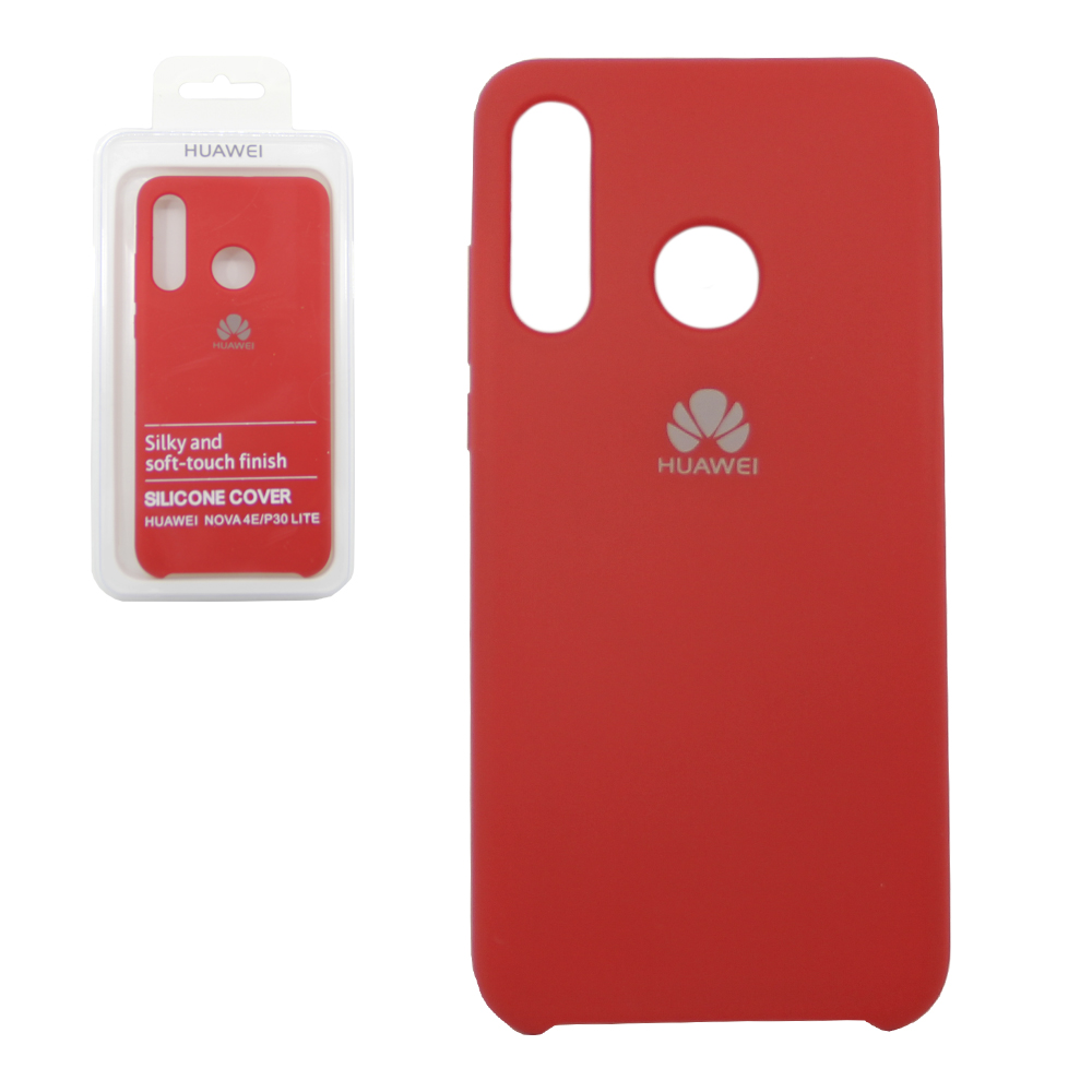 Чехол Huawei Honor P30 Lite Soft Touch красный...