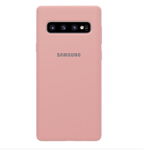Чехол Samsung S10 Plus 2019 Soft Touch розовый...