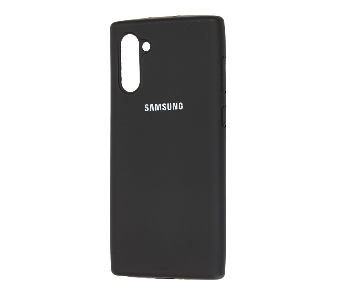 Чехол Samsung Note 10 Soft Touch черный...