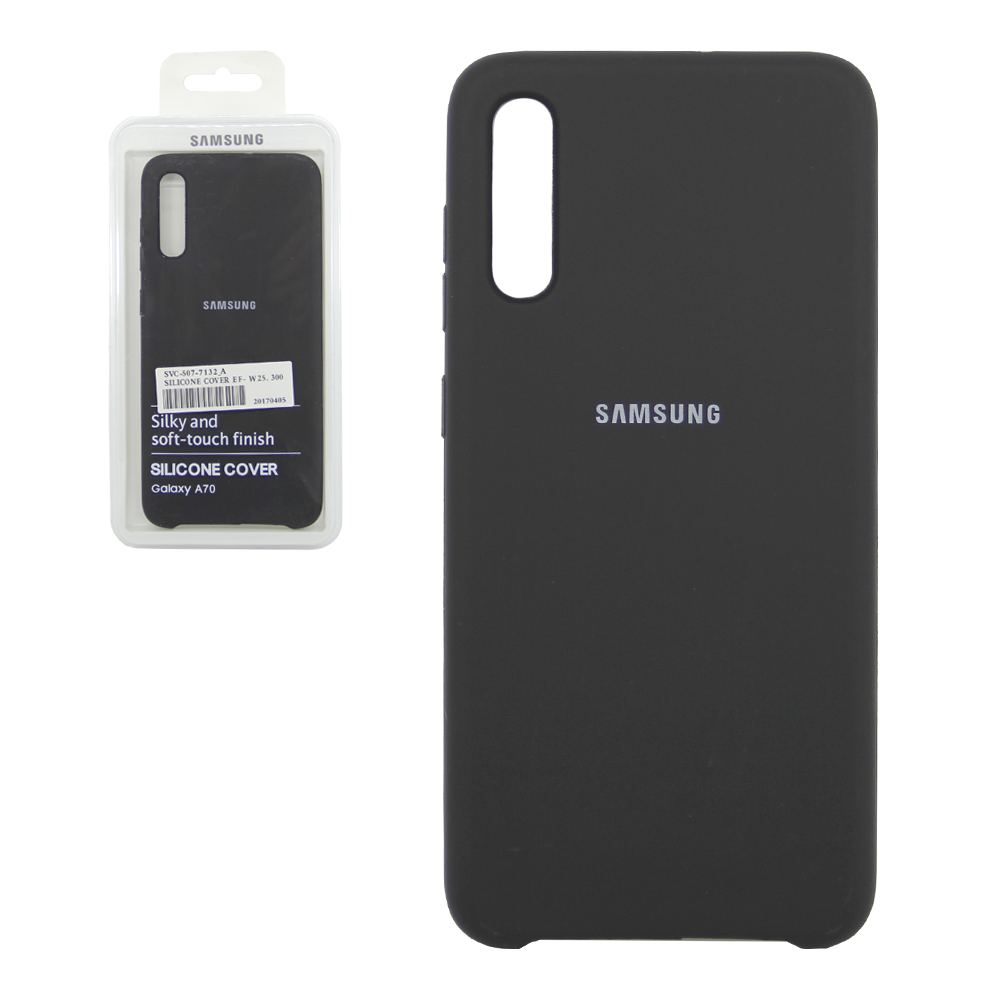 Чехол Samsung A50 Soft Touch черный...