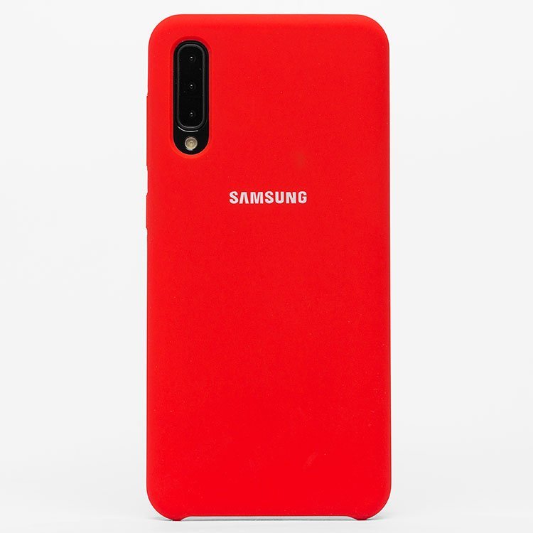 Чехол Samsung A50 Soft Touch красный...