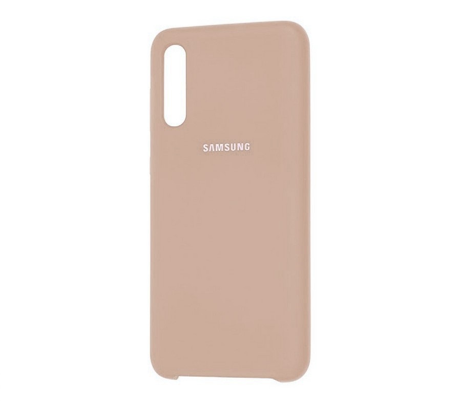 Чехол Samsung A50 Soft Touch бежевый...