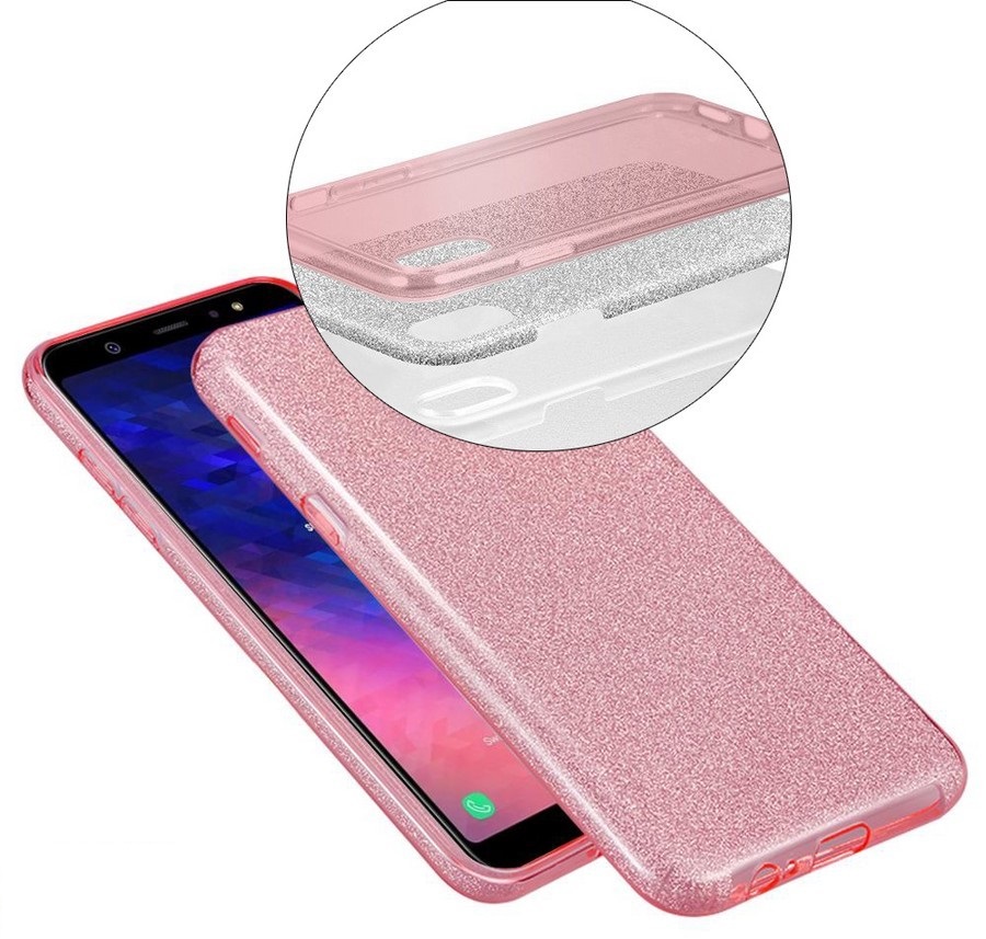 Чехол Samsung Galaxy A50 Diamond розовый...