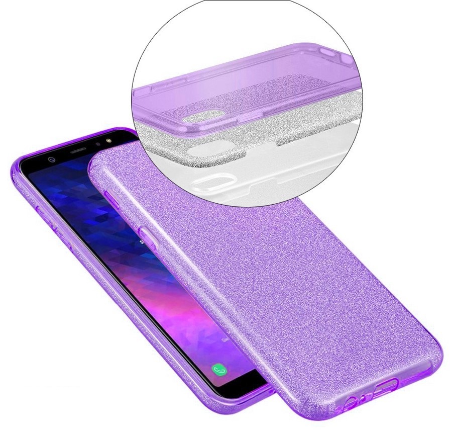 Чехол Samsung Galaxy A50 Diamond фиолетовый...