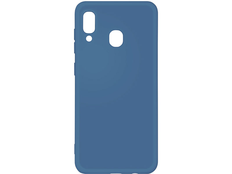 Чехол Samsung A20 / A30 силикон / синий...