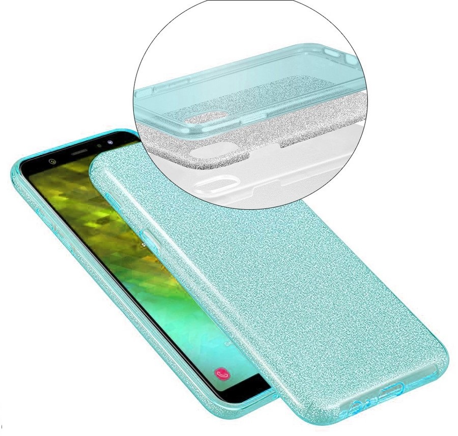 Чехол Samsung A20 / A30 Diamond бирюза...