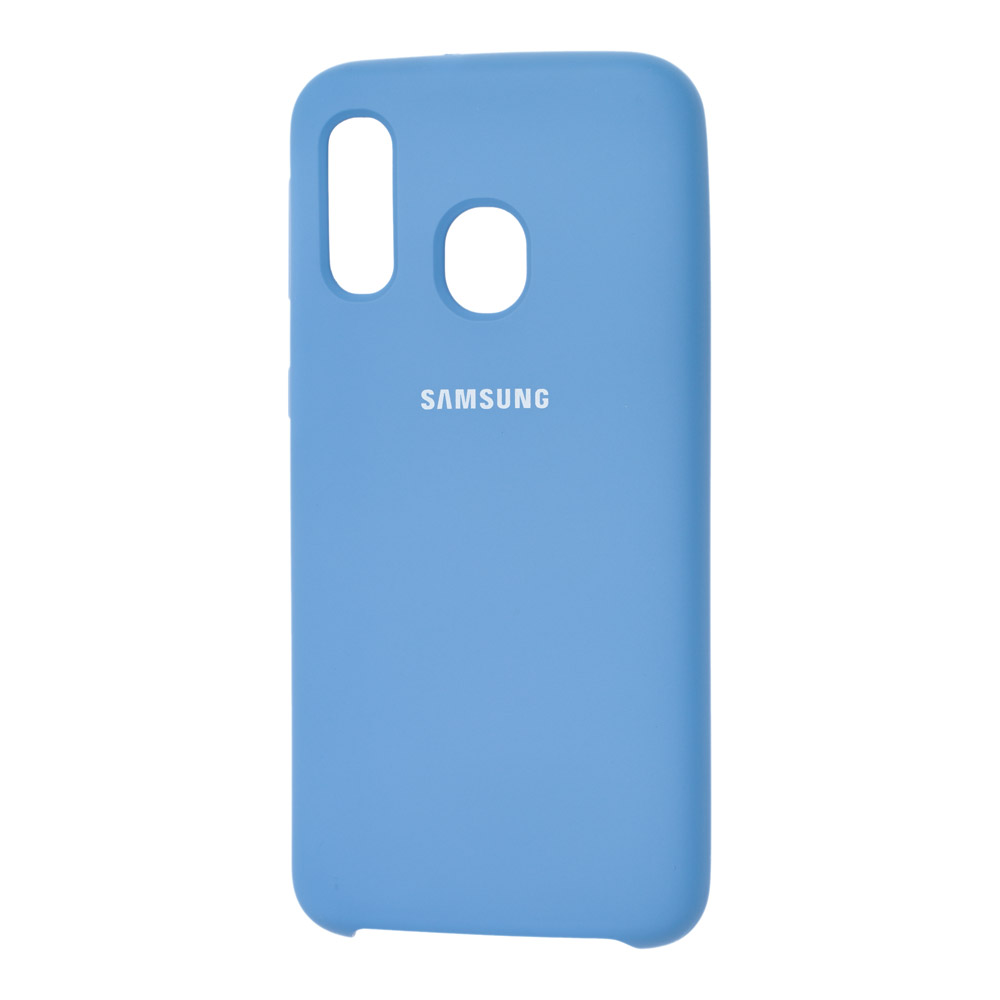 Чехол Samsung A20 / A30 Soft Touch голубой...
