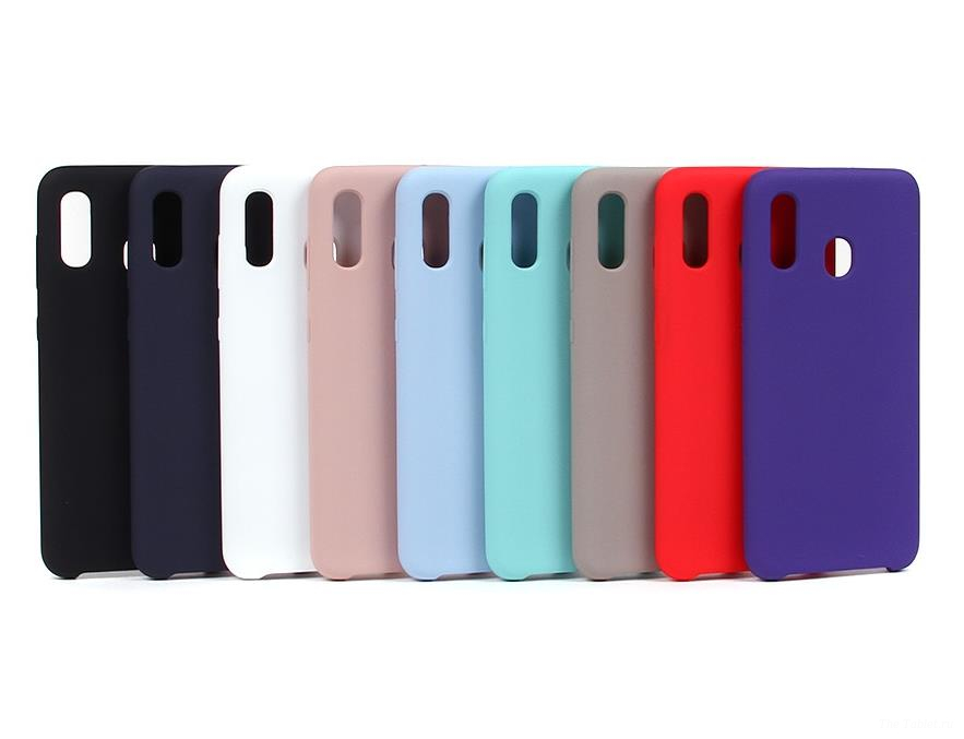 Чехол Samsung A20 / A30 Soft Touch фиолетовый...