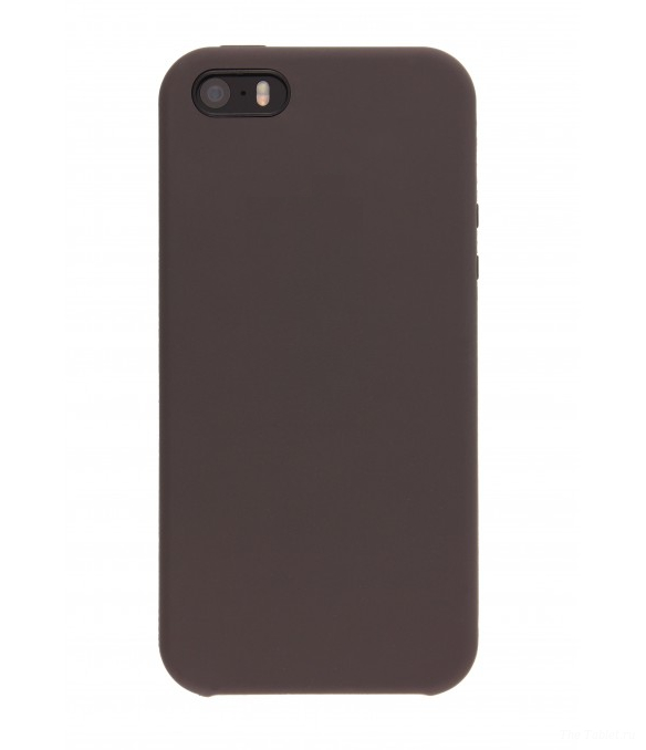 Чехол iPhone 5 / 5S Soft Touch темно-серый...