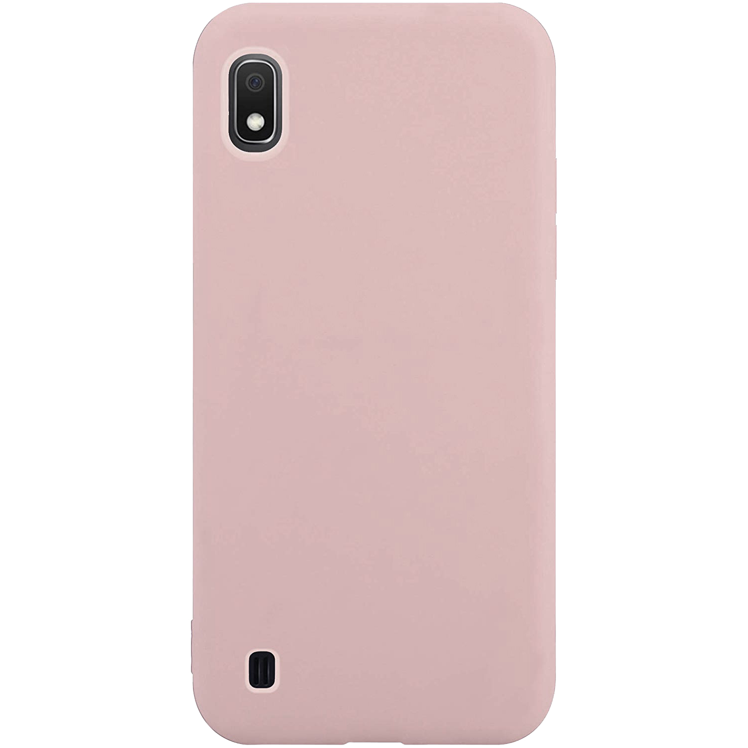 Чехол Samsung A10 Soft Touch розовый песок...
