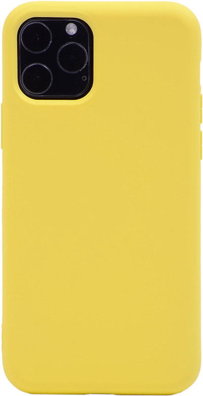 Чехол для iPhone 11 Soft Touch лимонная...