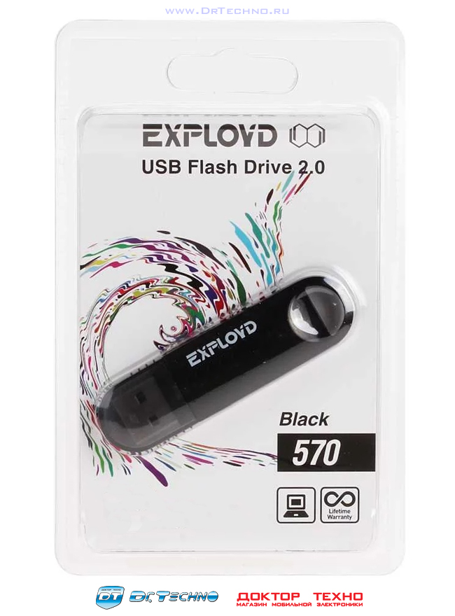 Флеш-накопитель 8GB Exployd 570  ...