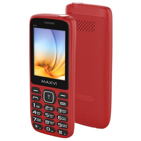 Телефон Maxvi K16 Red...