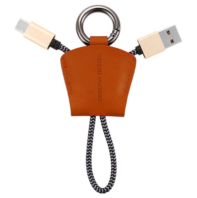 Кабель micro USB Joyroom Fabric Keyring JR-S119 0.18m...