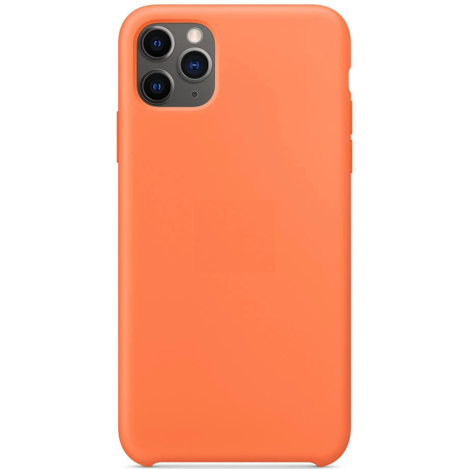 Чехол для iPhone 11 Pro Soft Touch оранжевый...