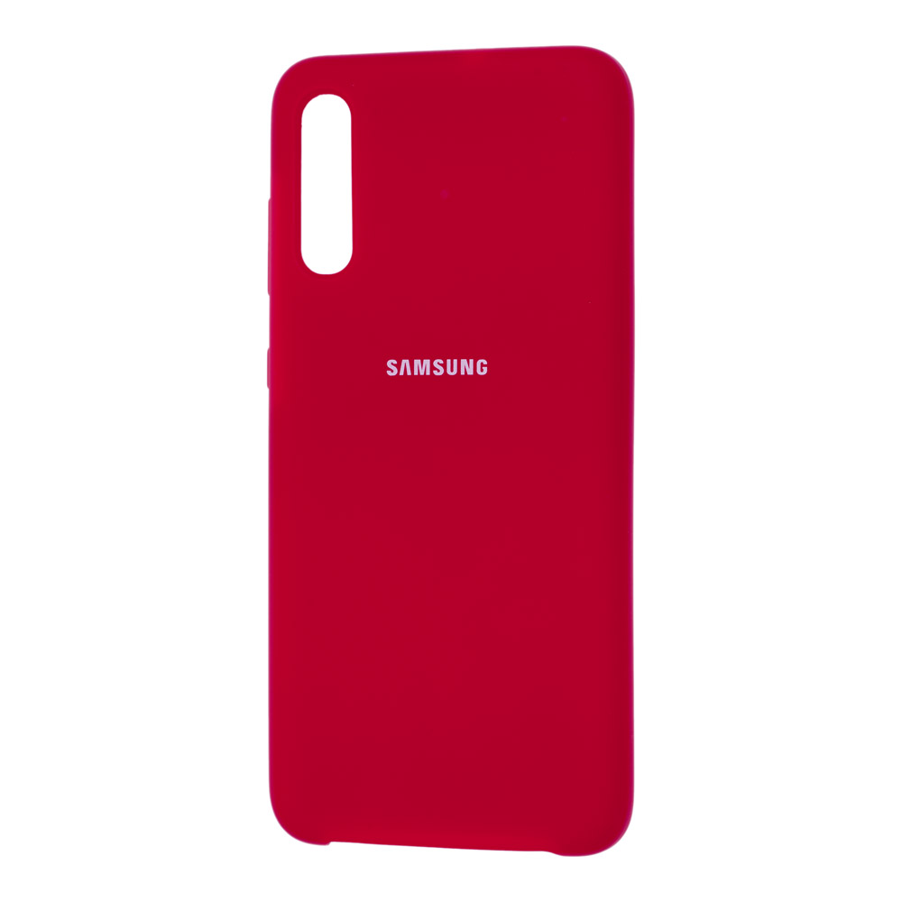 Чехол Samsung A70 Soft Touch бордовый...