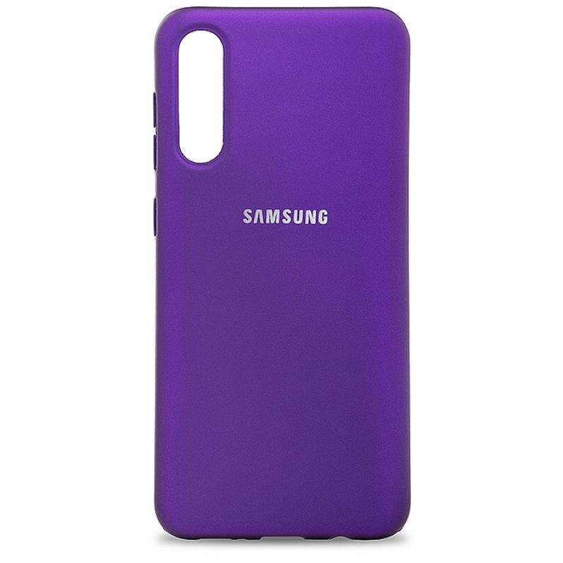 Чехол Samsung A70 Soft Touch фиолетовый...