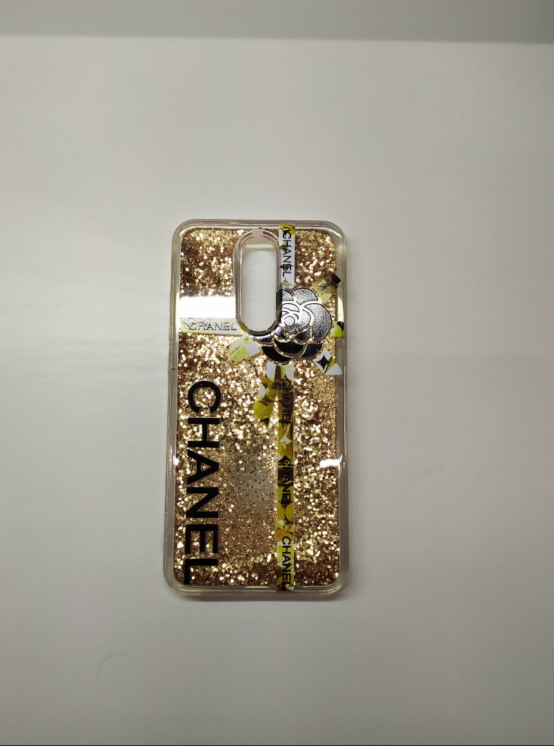 Чехол Xiaomi Redmi 8 силикон / блестки...