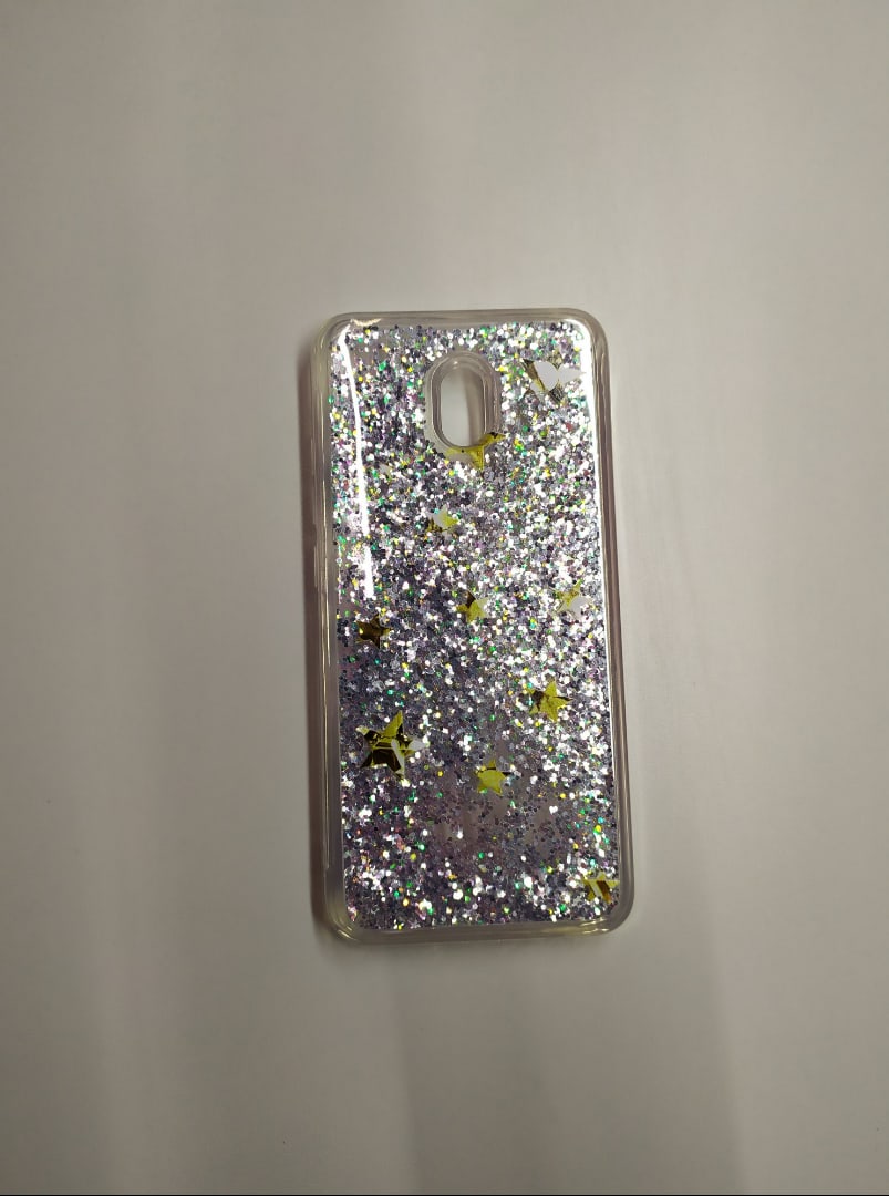 Чехол Xiaomi Redmi 8A силикон / блестки...