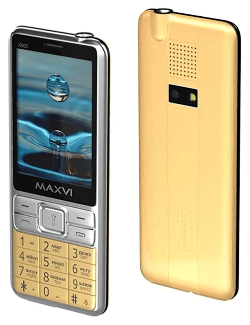 Телефон Maxvi X900 Gold...