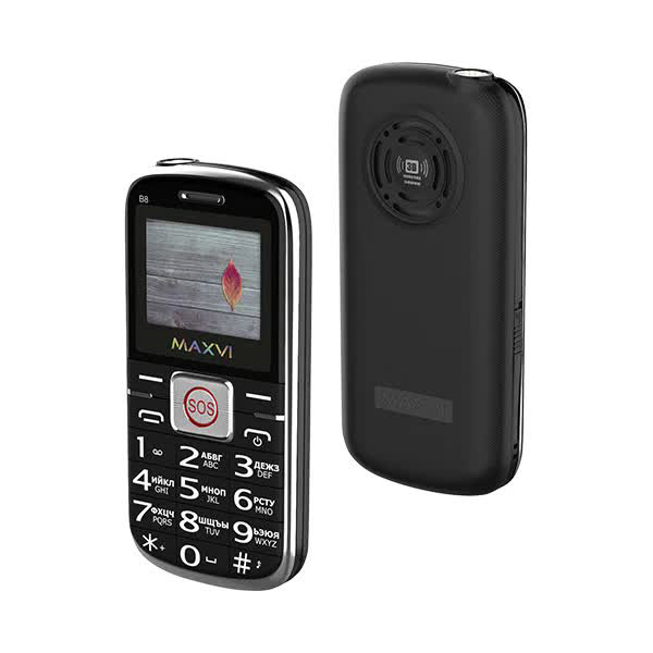 Телефон Maxvi B8 Black...
