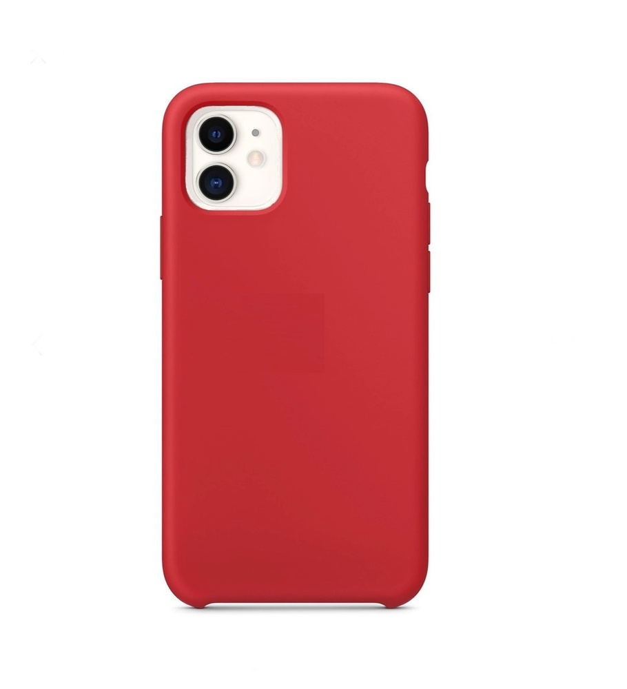 Чехол для iPhone 11 Logo красный...