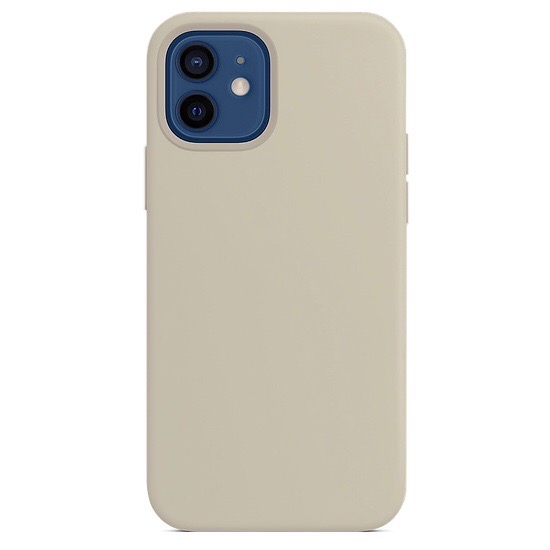 Чехол для iPhone 12 mini Soft Touch кремовый...