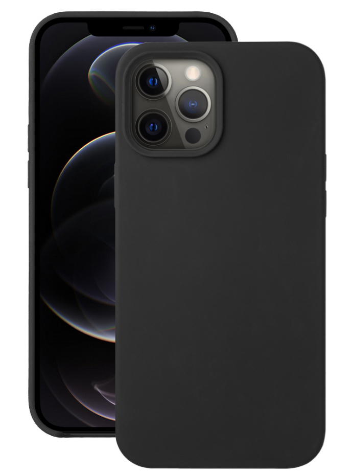 Чехол для iPhone 12 mini Soft Touch черный...