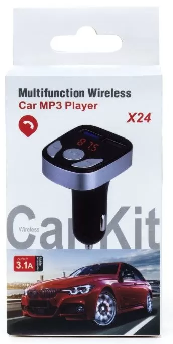 FM модулятор Multi X24 (USB/Bluetooth/AUX/MicroSD)