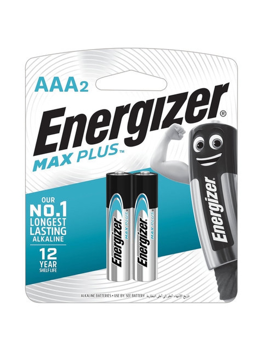 Батарейка Energizer Max Plus AAA2 LR03 1шт...