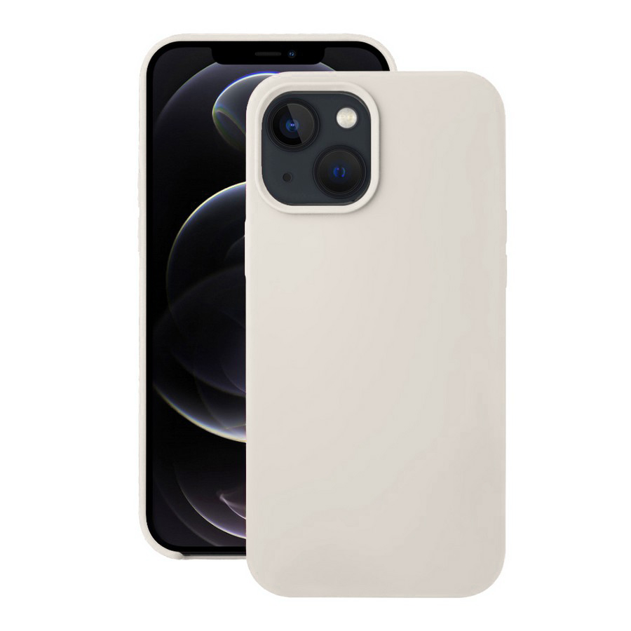 Чехол для iPhone 11 Soft Touch молочный...