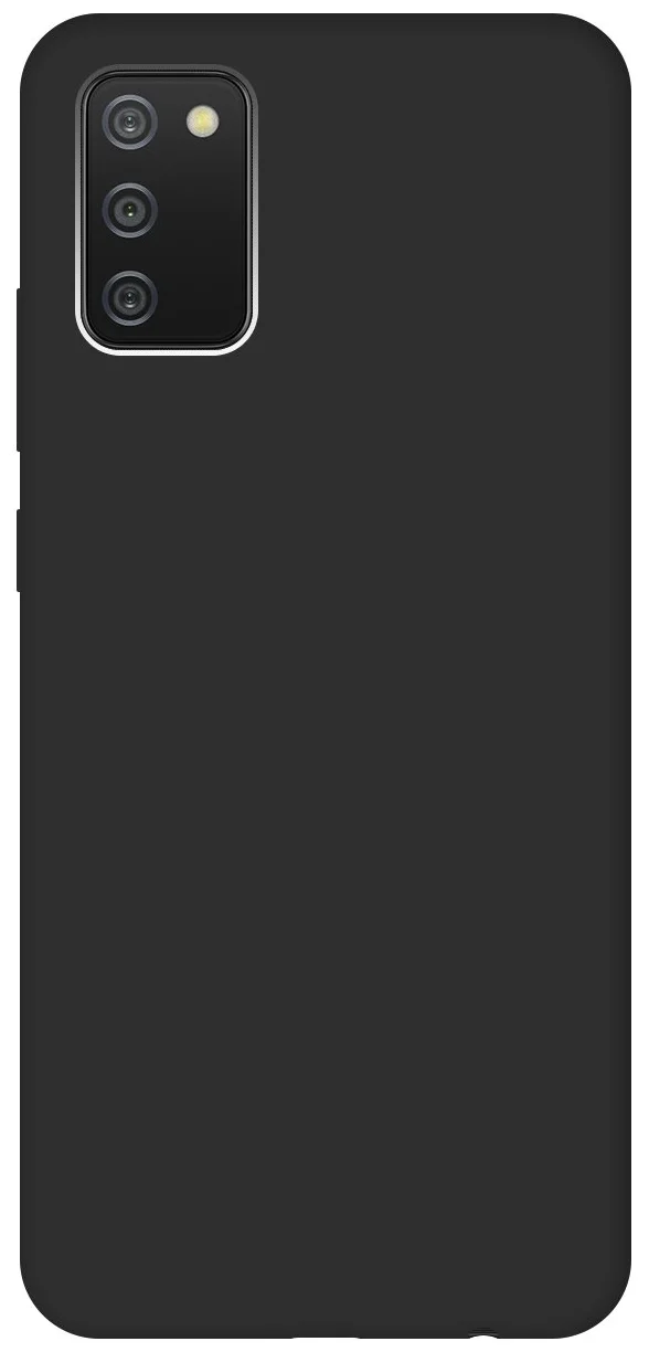 Чехол для Samsung A02S Soft Touch черный...