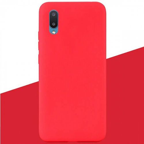 Чехол для Samsung A02S Soft Touch красный...
