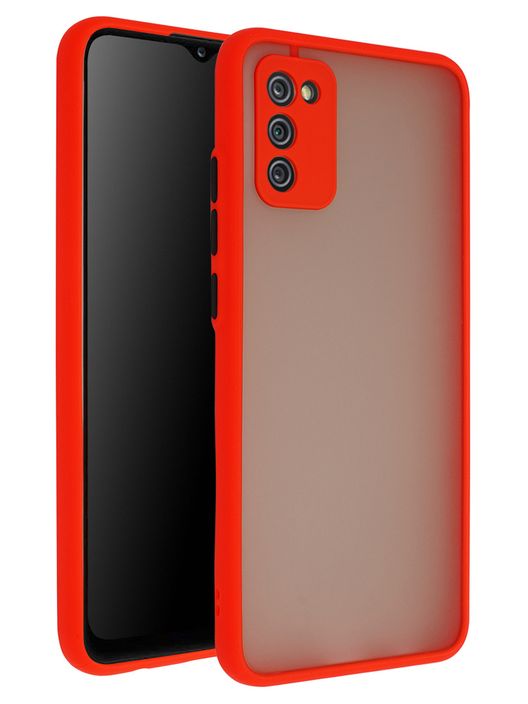 Чехол для Samsung A02 пластик / матовый...