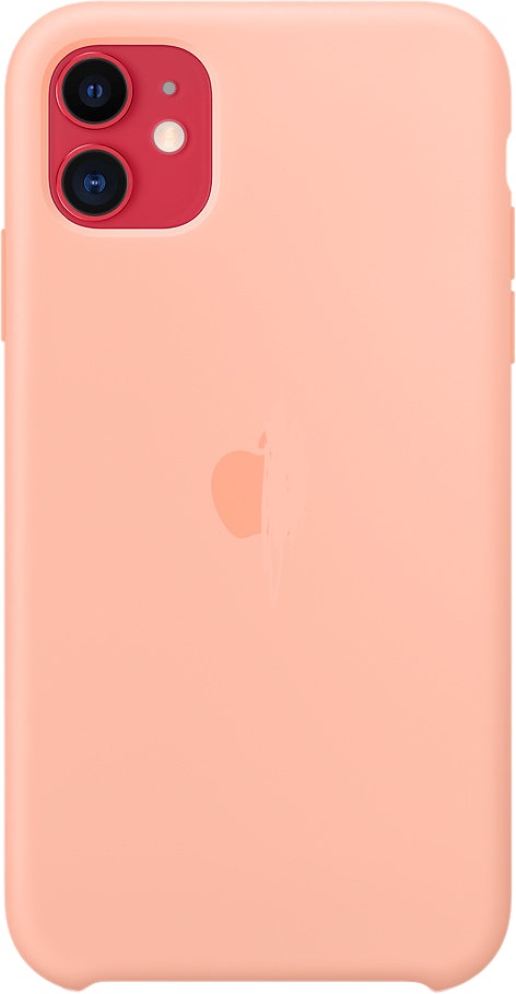 Чехол для iPhone 11 Soft Touch грейпфрут...